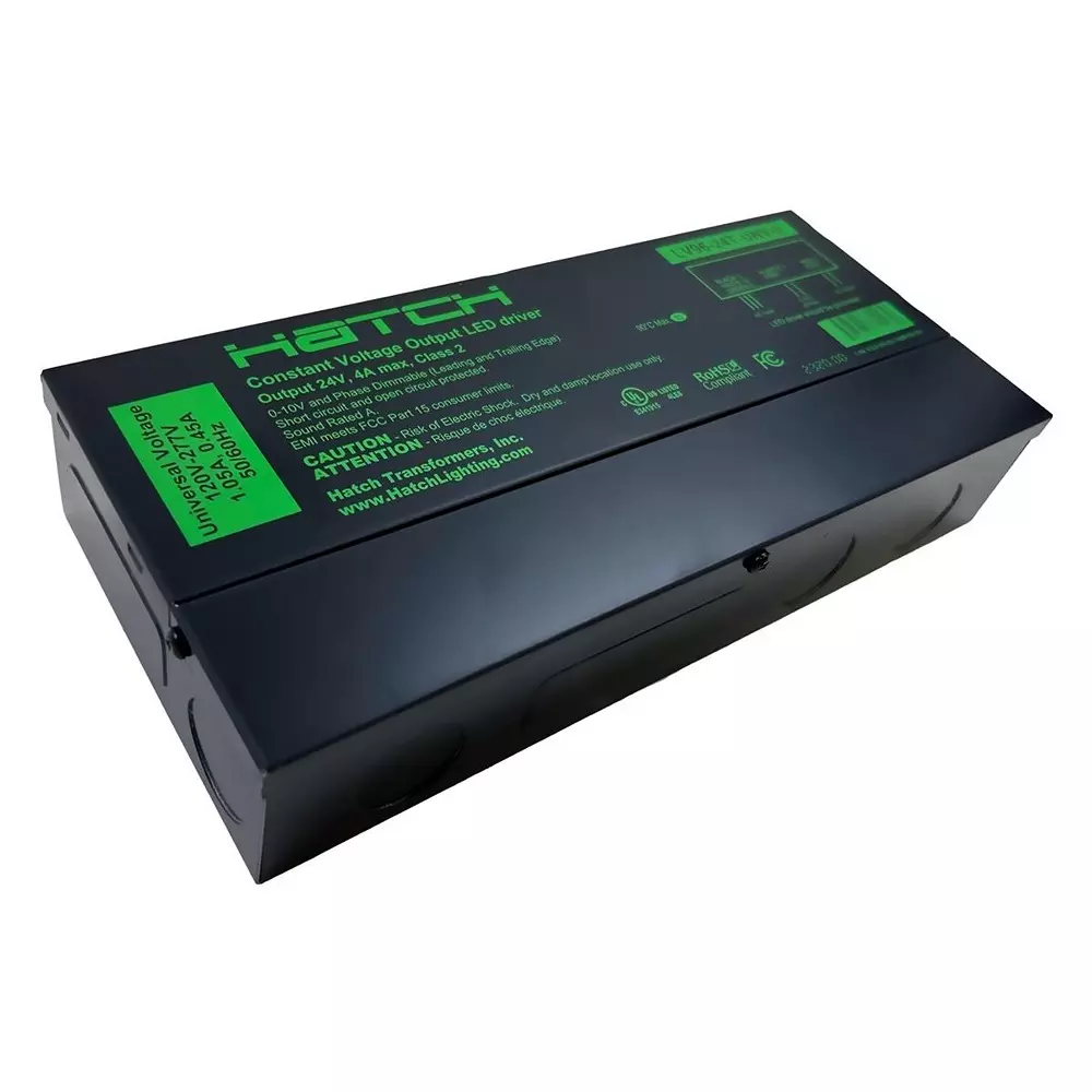 HATCH LED Drivers Power Supply Chassis Mount 1 Output 96 W, LV96-24T-UNV-II
