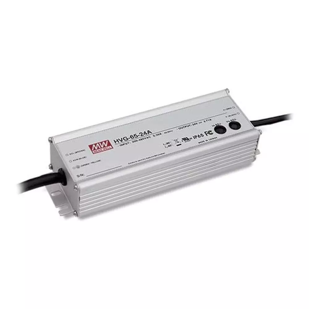 Mean Well LED Drivers Power Supply Chassis Mount 1 Output 65.1 W, HVG-65-30B