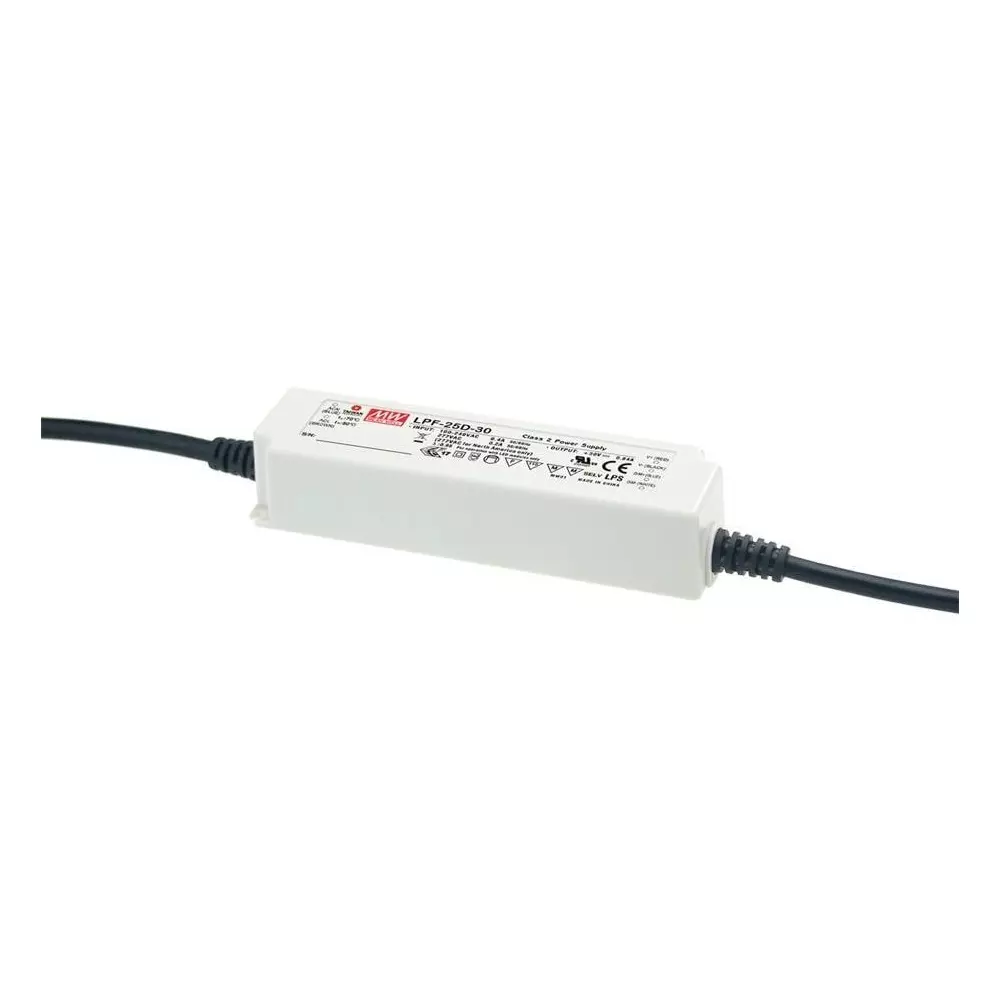 Mean Well LED Drivers Power Supply Chassis Mount 1 Output 25.2 W, LPF-25D-30