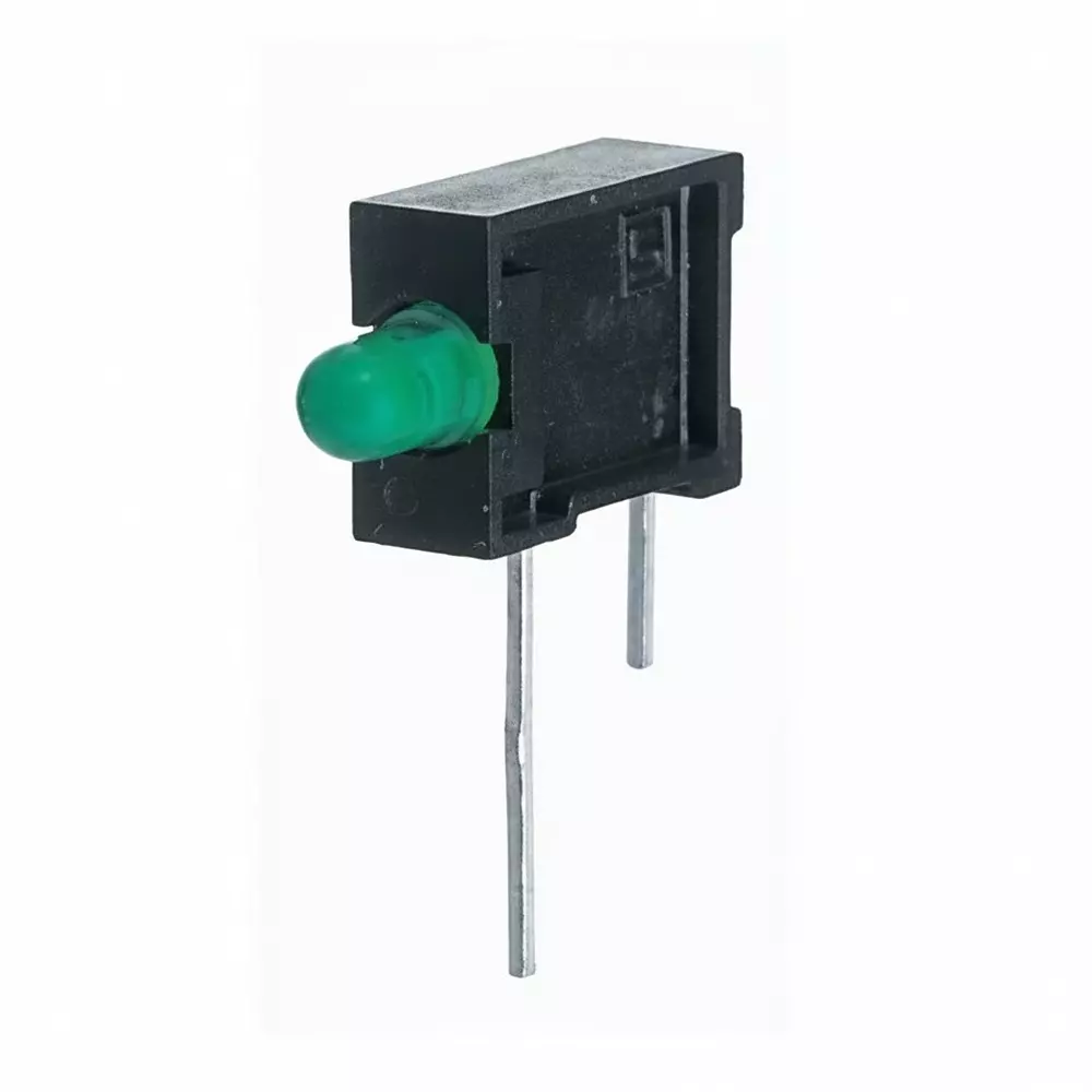 SCHURTER PBL Series LED Holders Thermoplastic (TP) Green 3 mm, 35.7023