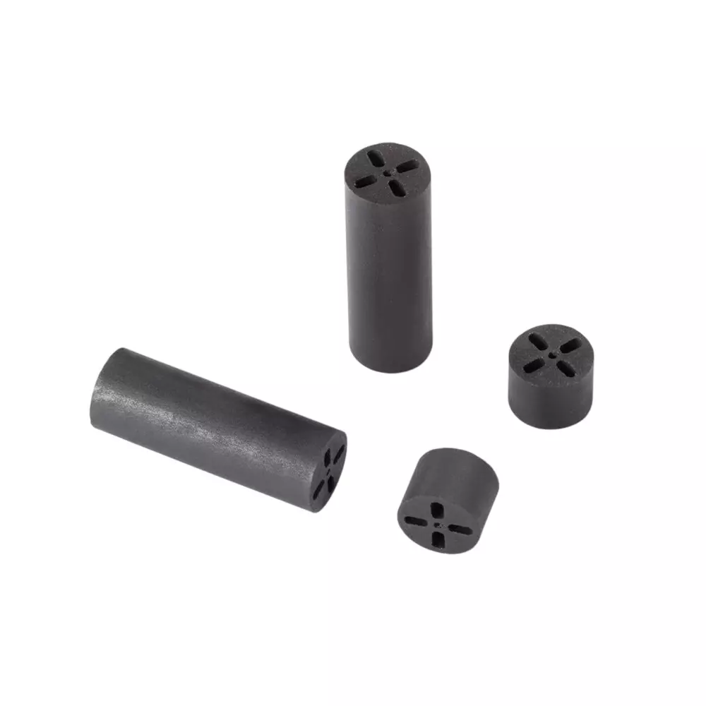 BIVAR Self-Retaining LED Mounts Extruded Polyvinyl Chloride T-1 3/4 (5 mm) LED Size Black, ELM 3-240