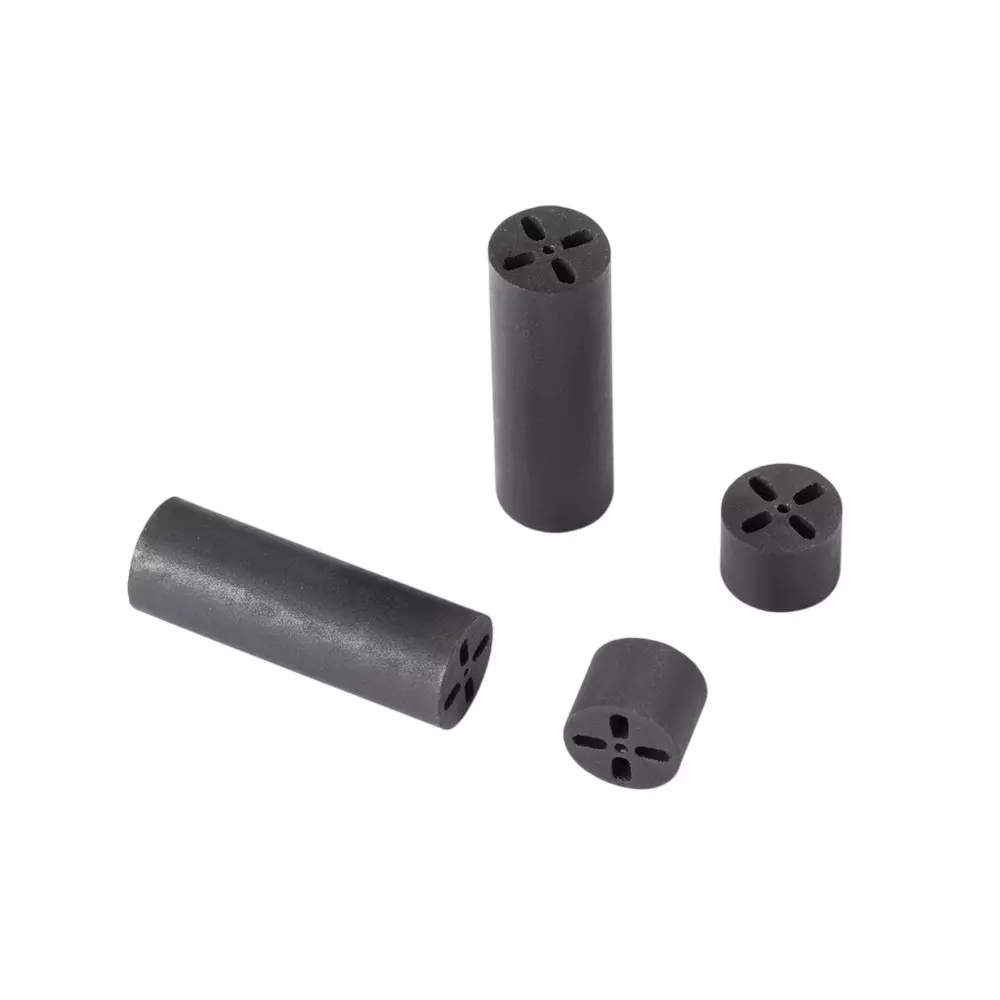 BIVAR Self-Retaining LED Mounts Extruded Polyvinyl Chloride T-1 3/4 (5 mm) LED Size Black, ELM 3-300