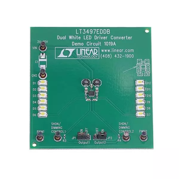 Analog Devices LT3497 Series Demonstration Boards 3 to 10 V Operating Supply Voltage, DC1019A