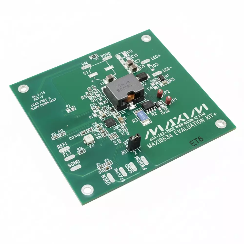 ANALOG DEVICES MAX16834 Series Evaluation Kits 4.75 to 28 V Operating Supply Voltage, MAX16834EVKIT+