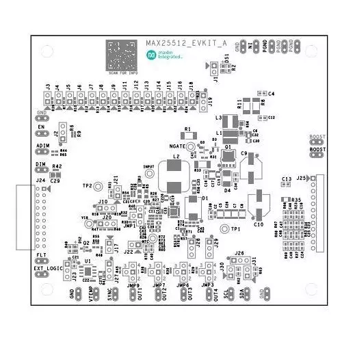 ANALOG DEVICES MAX25512 Series Evaluation Boards 3 to 36 V Operating Supply Voltage, MAX25512EVKIT#