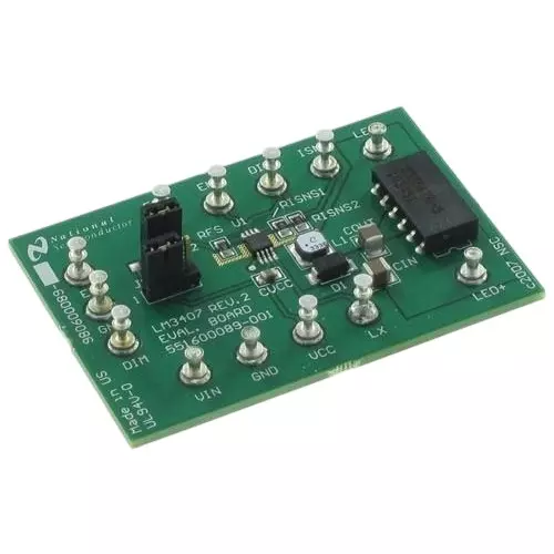 TEXAS INSTRUMENTS LM3407 Series Evaluation Boards 24 V Operating Supply Voltage, LM3407EVAL/NOPB