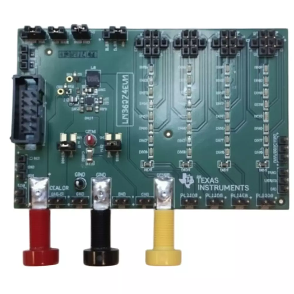 TEXAS INSTRUMENTS LM36274 Series Evaluation Modules 2.7 to 5 V Operating Supply Voltage, LM36274EVM