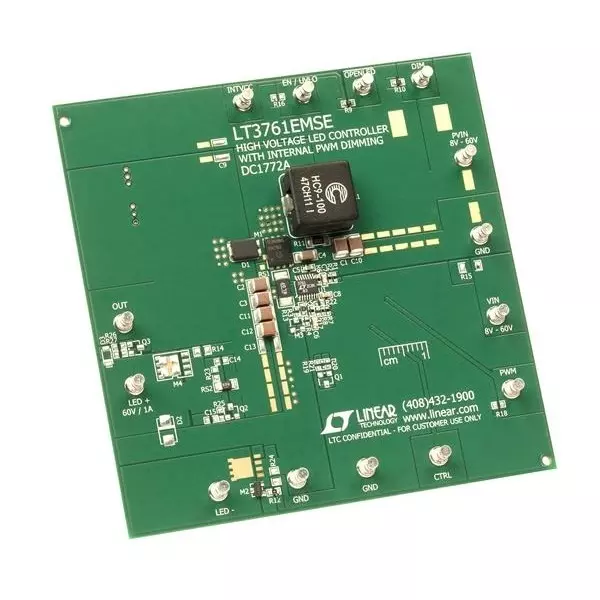 Analog Devices LT3761 Series Demonstration Boards 8 to 60 V Operating Supply Voltage, DC1772A