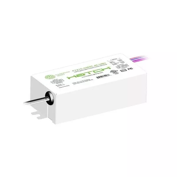 HATCH Foundation Series LED Drivers Power Supply 1 Output 85 mm (3.346 inch) With Dimming, FTX15-0350T-42-UNV