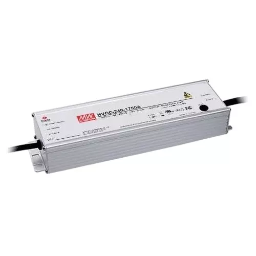 Mean Well HVGC-240 Series LED Drivers Power Supply 1 Output 254.2 mm (10.008 inch) Without Dimming, HVGC-240-3500A
