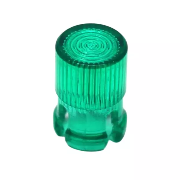 VCC LED Lenses Polycarbonate (PC) 5 mm LED Size Green, CLF_280_GTP