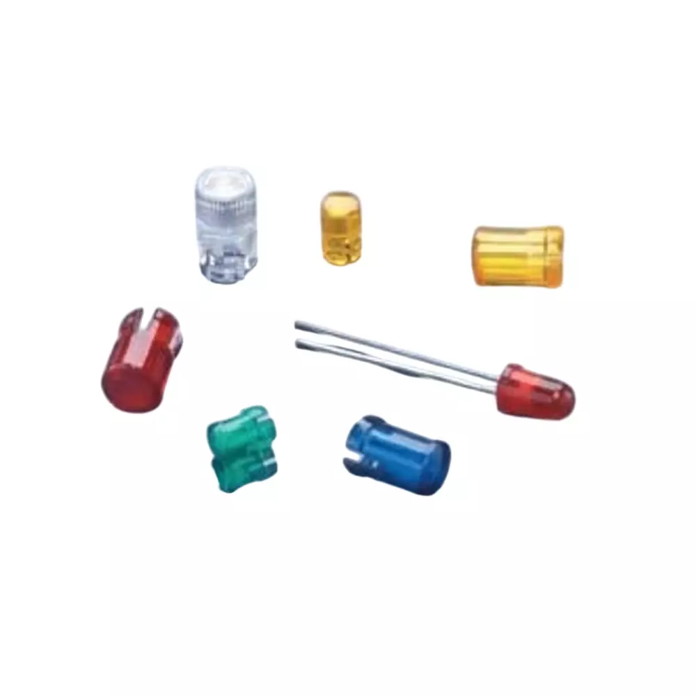 VCC LED Lenses Polycarbonate (PC) 5 mm LED Size Clear, CML_325_CTP