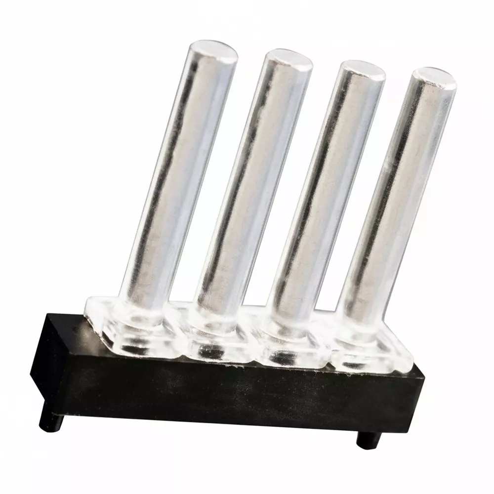 LUMEX Rigid Light Pipes Polycarbonate (PC) Vertical Orientation 30 mm Body Length, LPA-C041301S-30