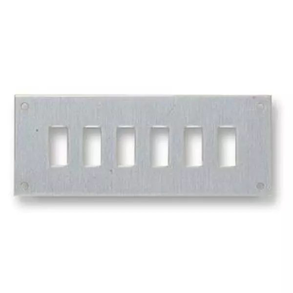 LABFACILITY Panel, Aluminium, 6Way, 66Mmx145Mm, Fsp-6