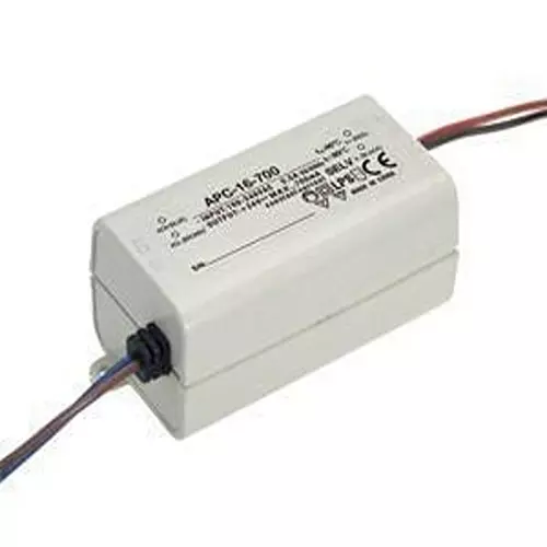 Mean Well LED Drivers Power Supply Desktop Mount 1 Output 16.8 W, APC-16-700