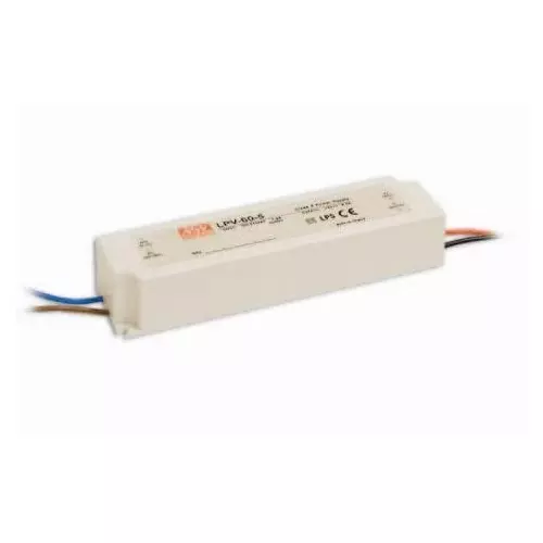 Mean Well LED Drivers Power Supply Chassis Mount 1 Output 40 W, LPV-60-5