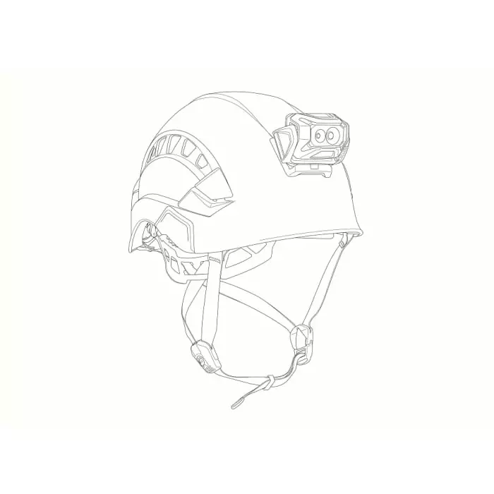 Petzl Torch Accessory Kit Helmet Mount for ARIA Headlamp, E073BA00