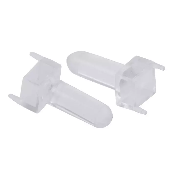 BIVAR PCB Mounted LED Light Pipe Clear Round Lens, VLP-450-R (Pack of 10 Pcs)