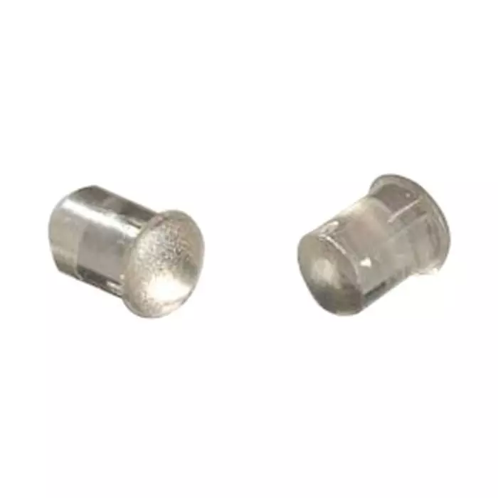 BIVAR Panel Mount LED Light Pipe White Round Lens, PLP2-2.5MM-D (Pack of 20 Pcs)