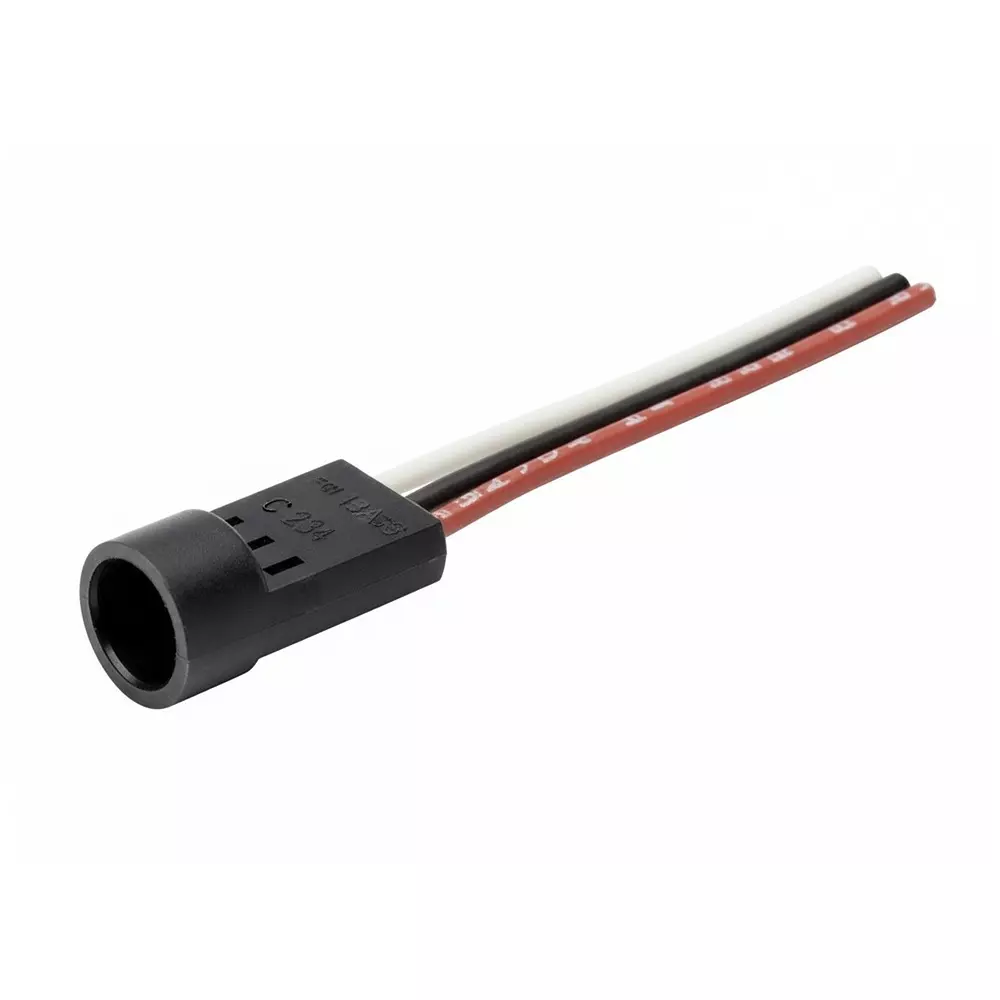 VCC Holders Thermoplastic (TP) T-1 3/4 (5 mm) LED Size with Wire Leads, CNX_D_X_4_6_18