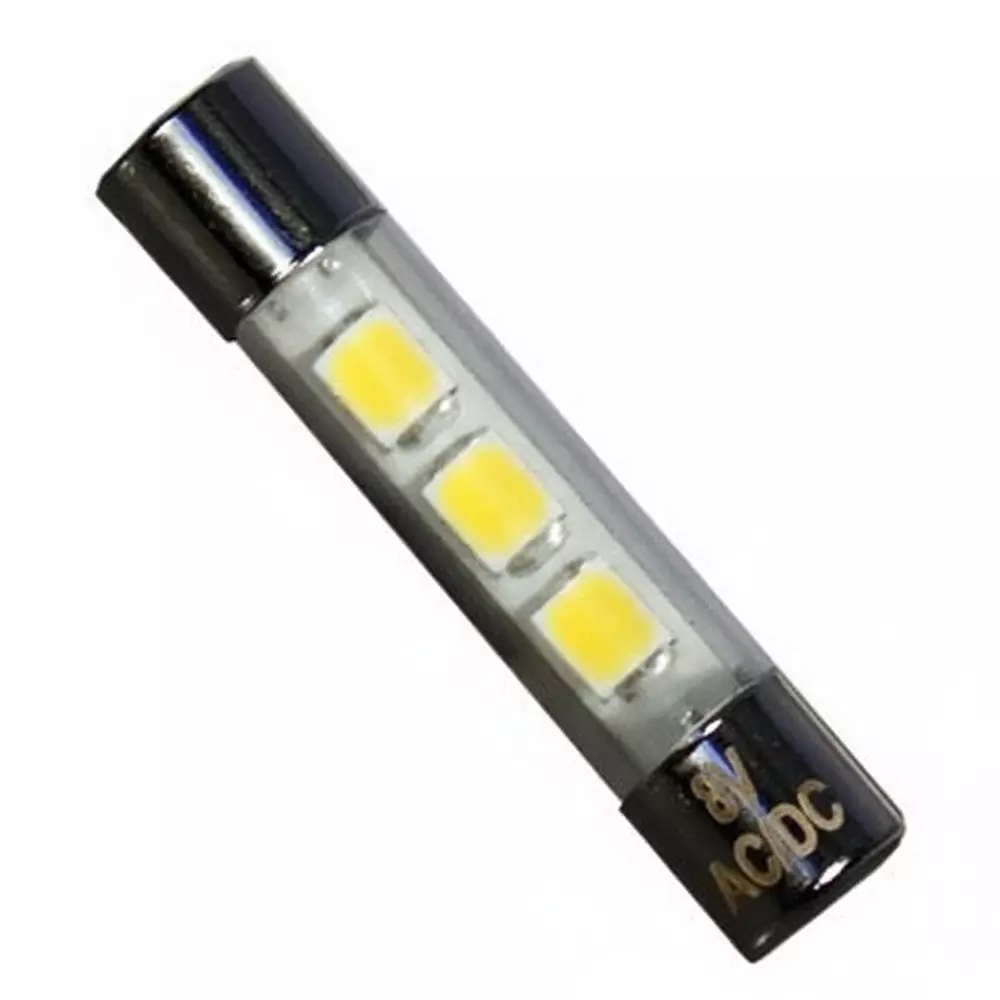 JKL COMPONENTS Single Color Based LEDs 15 mA If - Forward Current 8 VAC/8 VDC Vf - Forward Voltage White, LE-GF8V-WW