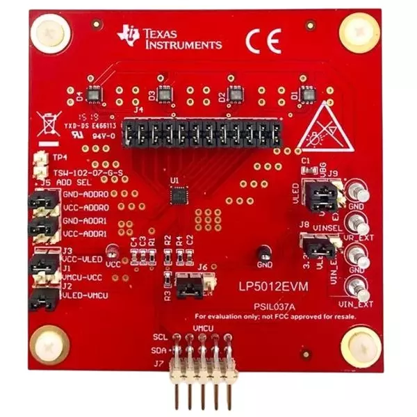 TEXAS INSTRUMENTS LP5012 Series Evaluation Modules 3 to 5.5 V Operating Supply Voltage, LP5012EVM