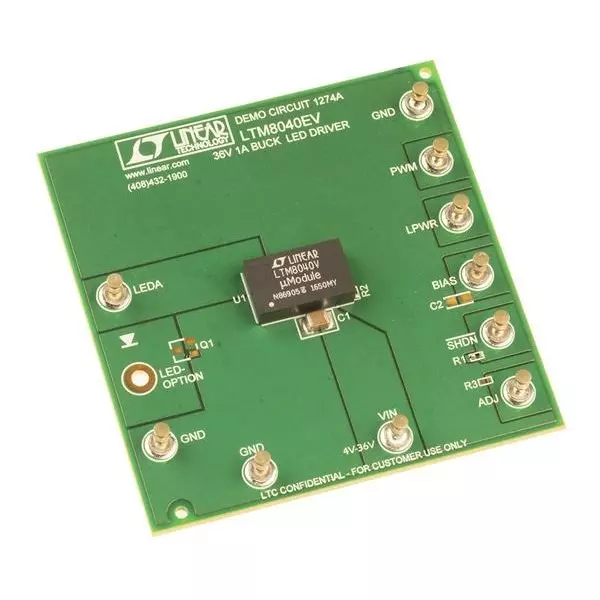 Analog Devices LTM8040 Series Demonstration Boards 4 to 36 V Operating Supply Voltage, DC1274A