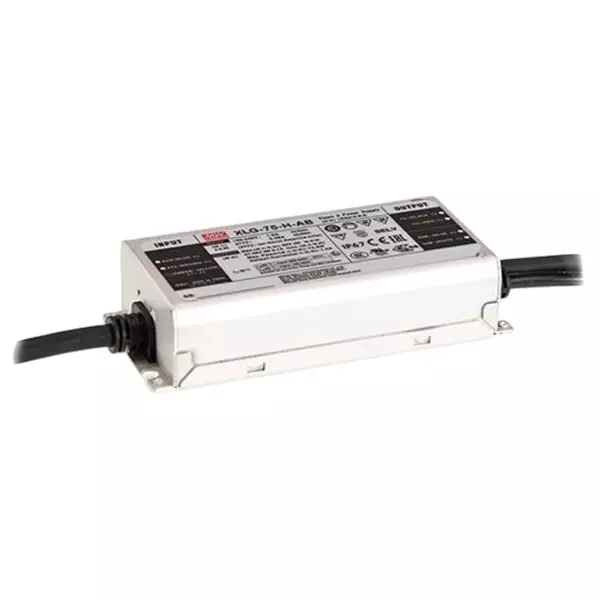 Mean Well XLG-75 Series LED Drivers Power Supply 1 Output 140 mm (5.512 inch) Without Dimming, XLG-75-H-A