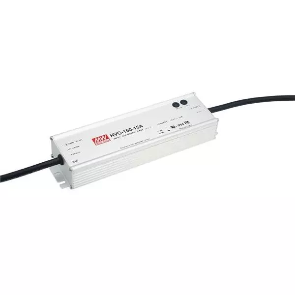 Mean Well HVG-150 Series LED Drivers Power Supply 1 Output 221 mm (8.701 inch) Without Dimming, HVG-150-24A