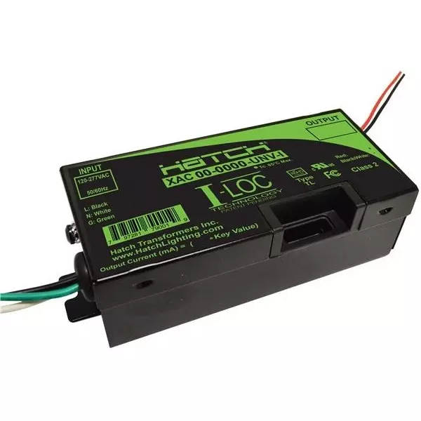 HATCH I-LOC Constant Current LED Drivers Series LED Drivers Power Supply 1 Output 101 mm (3.976 inch) With Dimming, XAC32-0700Z-UNV-I