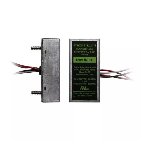 HATCH RL Series LED Drivers Power Supply 1 Output 69.088 mm (2.72 inch) Without Dimming, RL12-60BF-LED-277