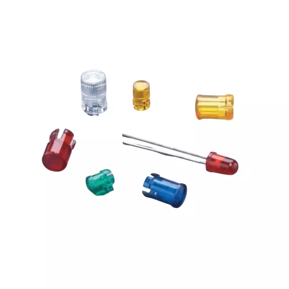 VCC LED Lenses Polycarbonate (PC) 3 mm LED Size Clear, SMC_170_CTP