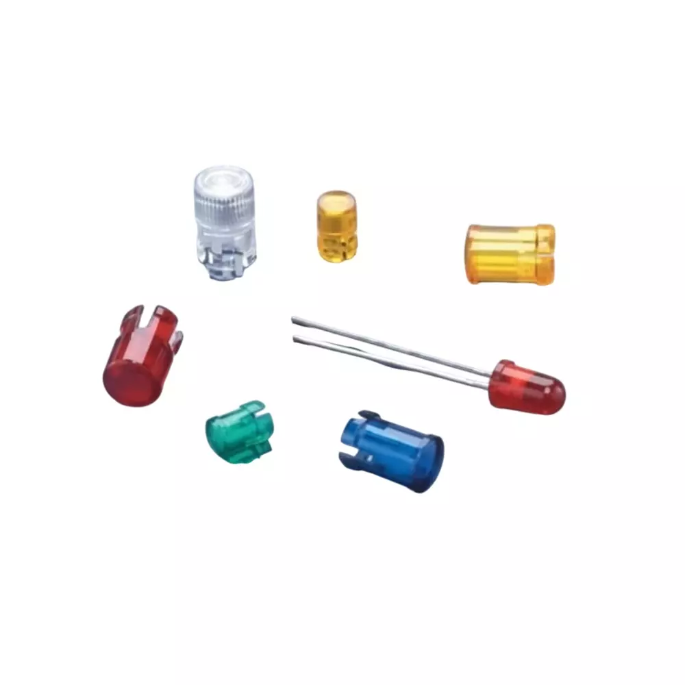 VCC LED Lenses Polycarbonate (PC) 3 mm LED Size Green, SMC_170_GTP