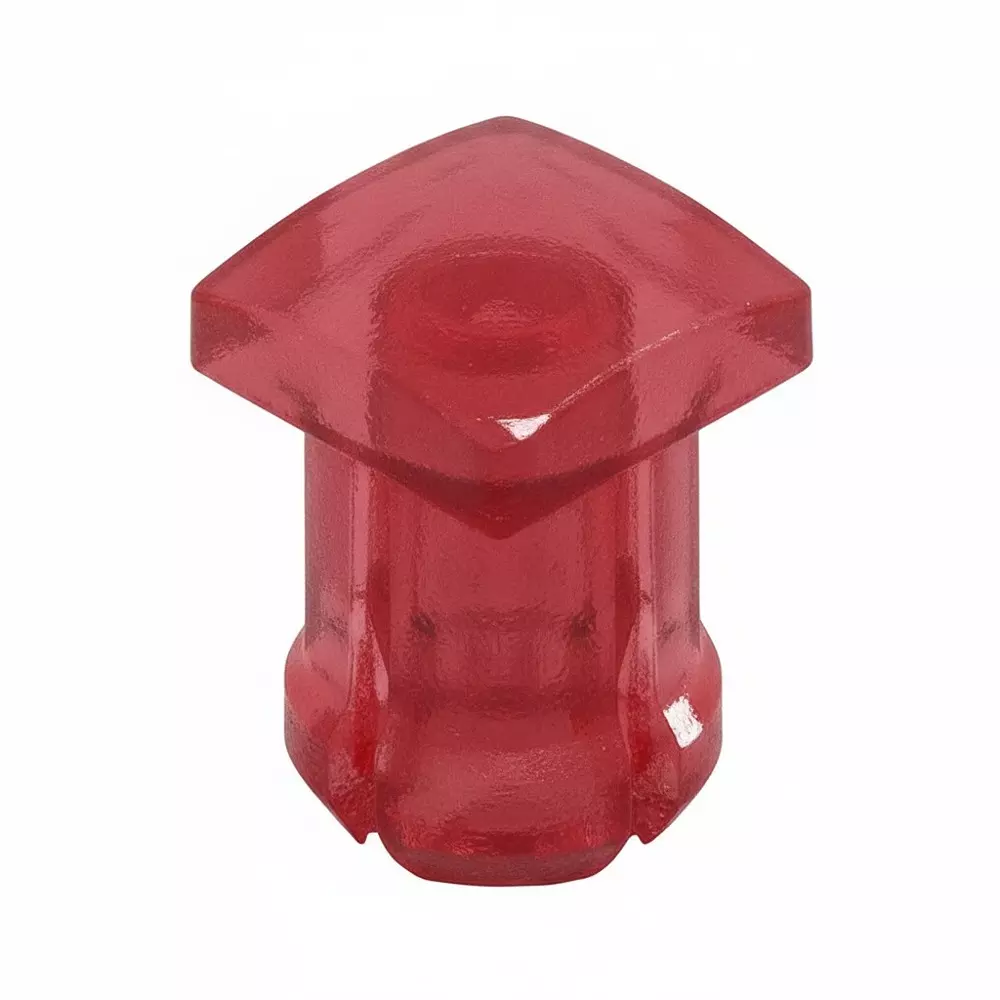 KEYSTONE LED Lens Caps Polycarbonate (PC) 3 mm LED Size Red, 8674