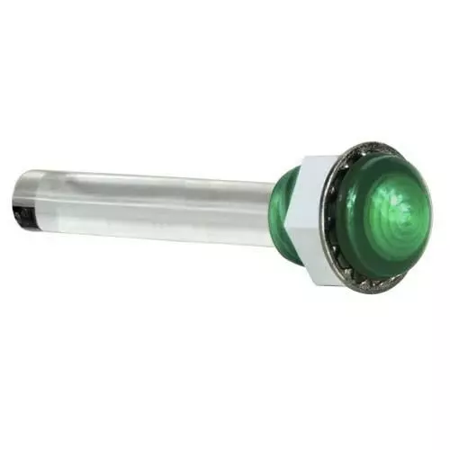 VCC Rigid Light Pipes Acrylic, Optical Grade Vertical Orientation 33.53 mm Body Length, LCS_132_GTP