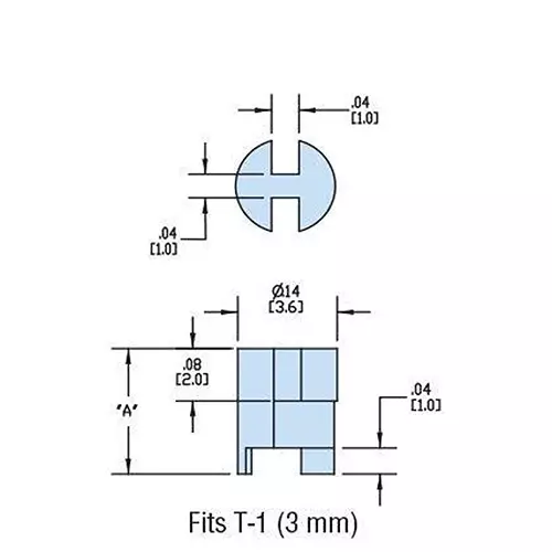 Heyco Spacer PVC Nylon 25.4 mm, 11039