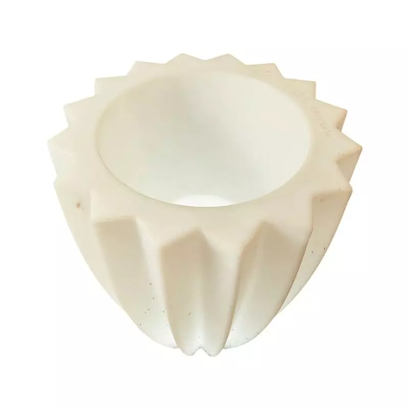 ATUL Classic Style LED Pots Floor Standing White Plastic Weather & UV Resistant, Flora Planter
