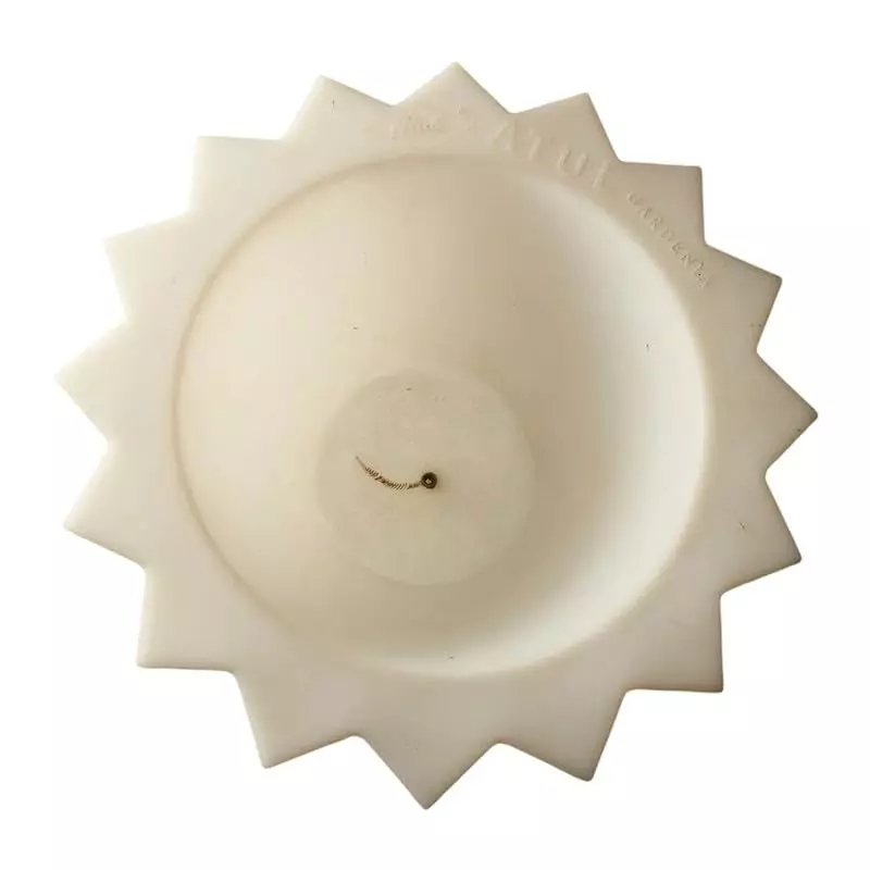 ATUL Classic Style LED Pots Floor Standing White Plastic Weather & UV Resistant, Flora Planter