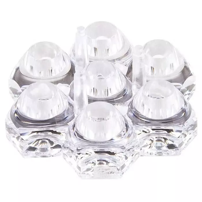 Polymer Optics 7-Way LED Lens 50 ° Collimator Beam, 125