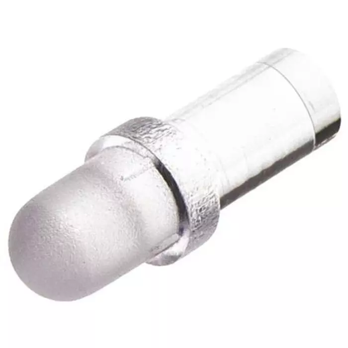 BIVAR Panel Mount LED Light Pipe Clear Round Lens, PLP1-9MM (Pack of 25 Pcs)