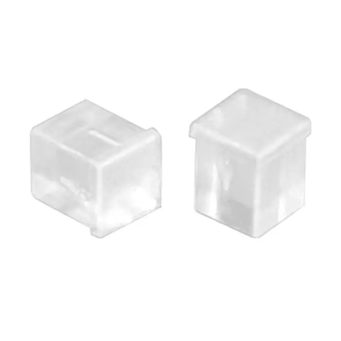 BIVAR Panel Mount LED Light Pipe Clear Square Lens, PLPQ2-10MM-FF (Pack of 10 Pcs)