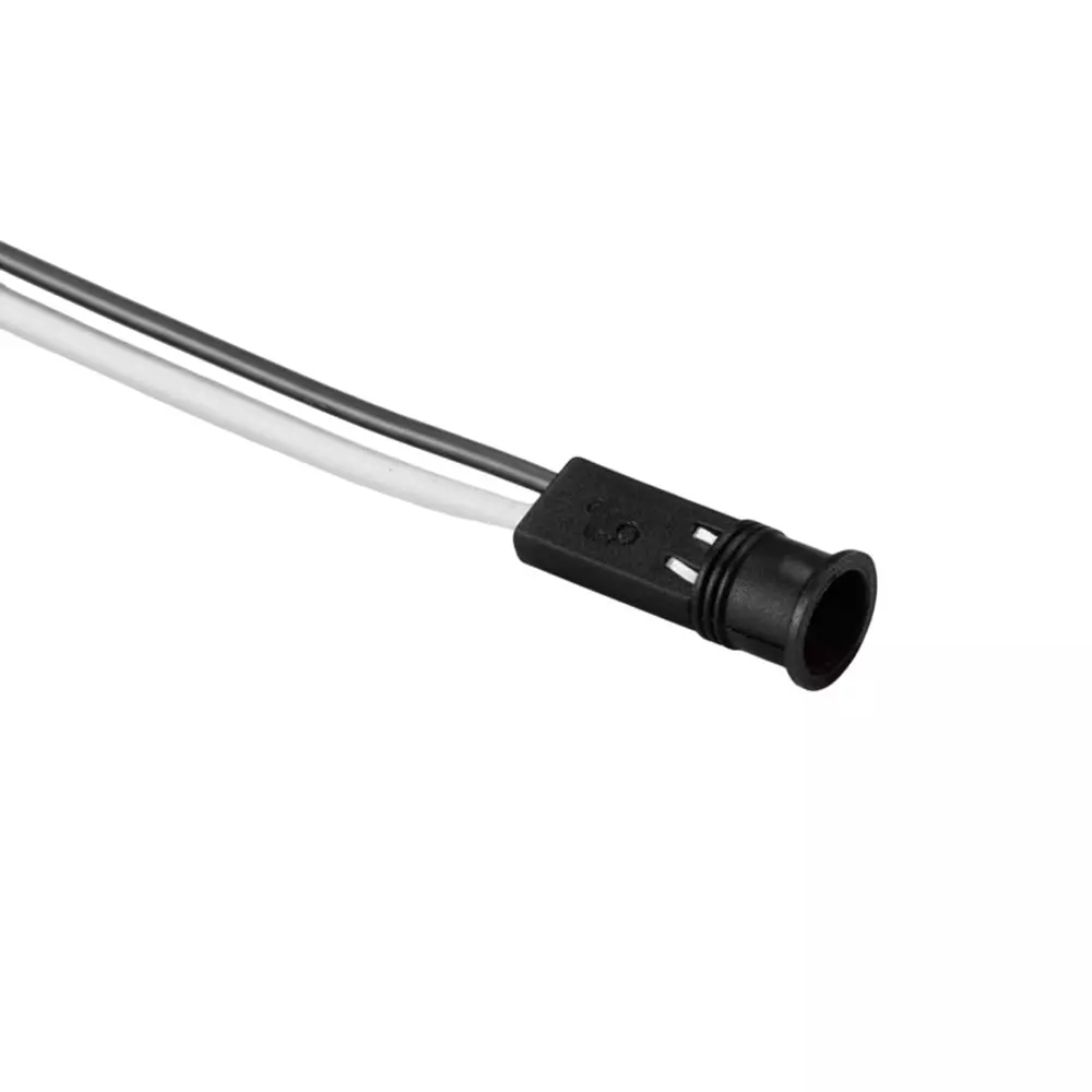 VCC Holders Polyester (PBT) T-1 3/4 (5 mm) LED Size Black & White with Wire Leads, CNX_K_X_4_1_12