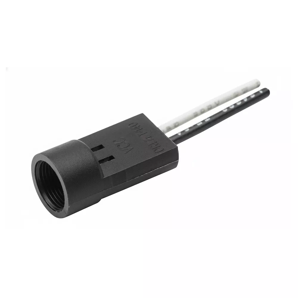 VCC Holders Thermoplastic (TP) T-1 3/4 (5 mm) LED Size with Wire Leads, CNX_C_X_4_1_06