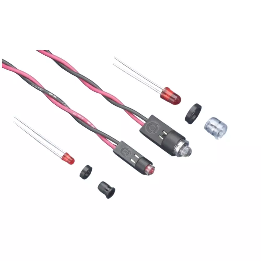 VCC LED Mounts Polycarbonate (PC) T-1 (3 mm) LED Size, SMC_130_CTP