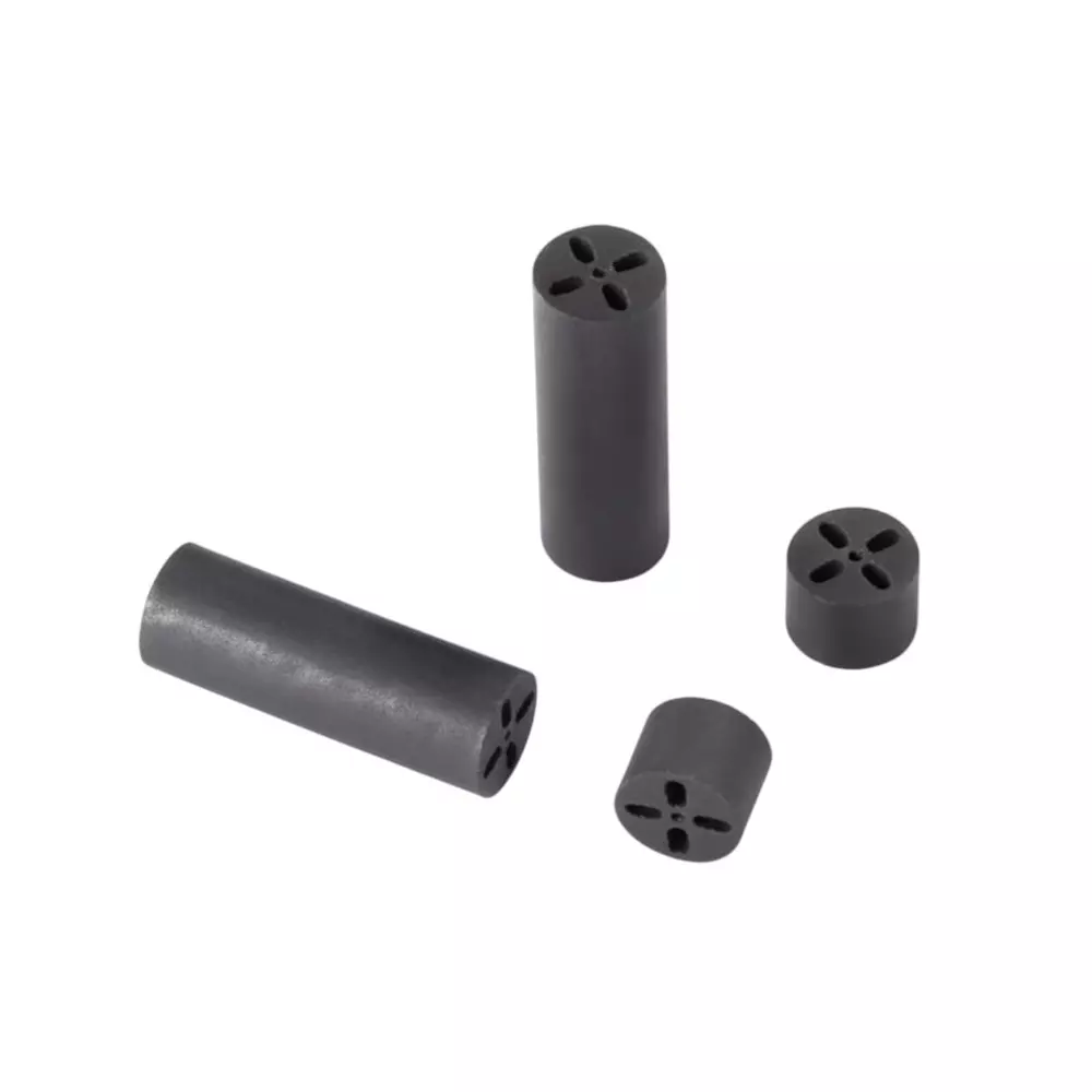 BIVAR Self-Retaining LED Mounts Extruded Polyvinyl Chloride T-1 3/4 (5 mm) LED Size Black, ELM 3-100