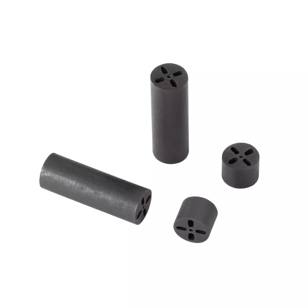 BIVAR Self-Retaining LED Mounts Extruded Polyvinyl Chloride T-1 3/4 (5 mm) LED Size Black, ELM 3-6MM