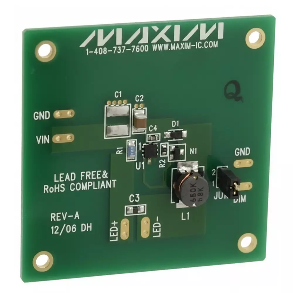 ANALOG DEVICES MAX16820 Series Evaluation Kits 4.5 to 28 V Operating Supply Voltage, MAX16820EVKIT+