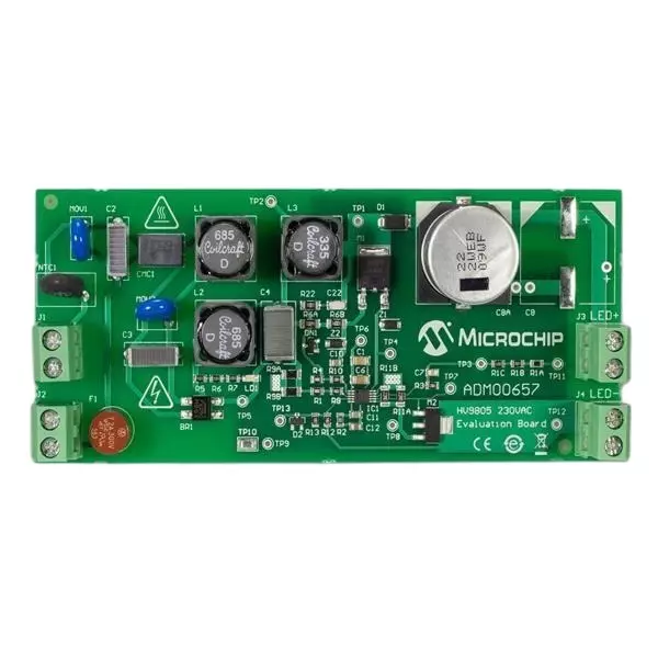 MICROCHIP Evaluation Boards 230 VAC Operating Supply Voltage, ADM00657