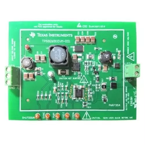 TEXAS INSTRUMENTS TPS92691-001 Series Evaluation Modules 4.5 to 40 V Operating Supply Voltage, TPS92691EVM-001