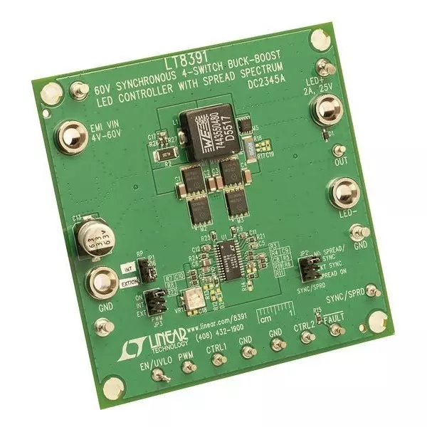 Analog Devices LT8391 Series Demonstration Boards 4 to 60 V Operating Supply Voltage, DC2345A